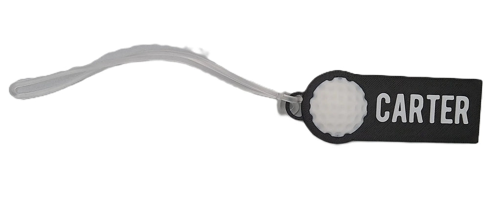Personalized 3D Printed Golf Sports Bag Tag - Perfect for Golf Lovers!
