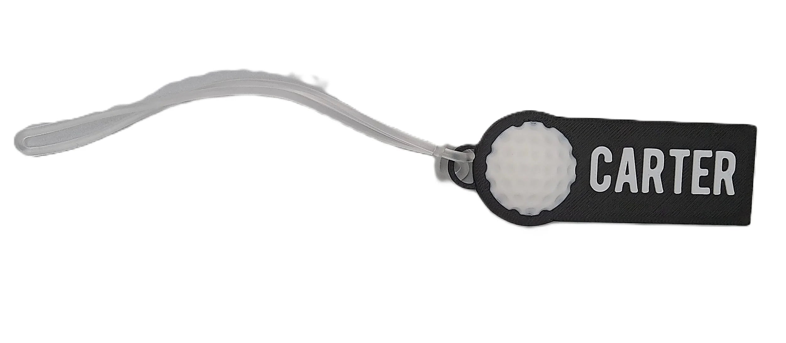 Personalized 3D Printed Golf Sports Bag Tag - Perfect for Golf Lovers!