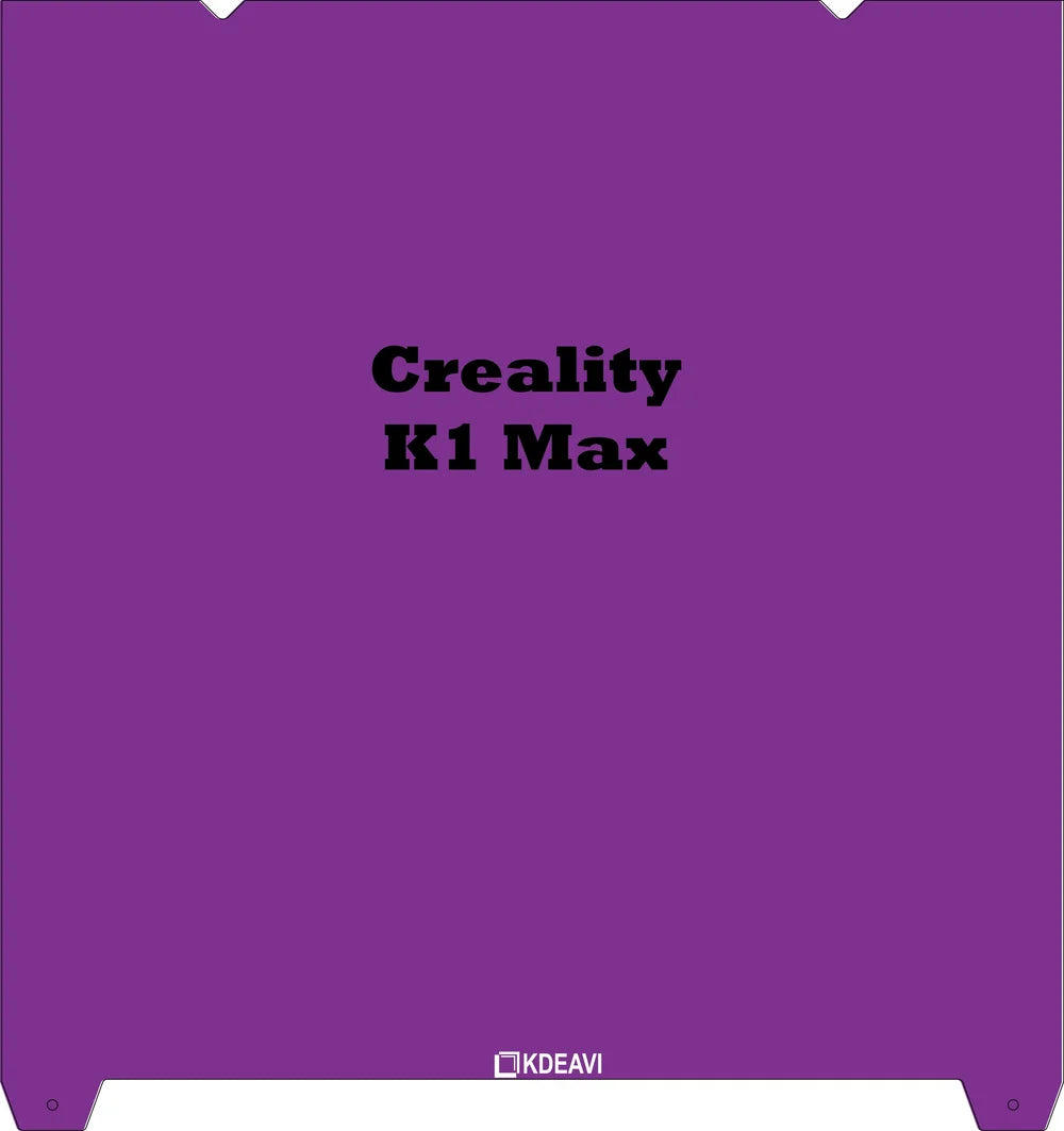 Creality K1 Max KDEAVI Double Sided Textured PLU Cool Build Plate