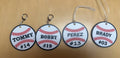 Personalized 3D Printed Baseball & Softball Sports Bag Tag - Custom Name