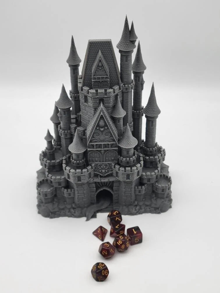 3D Printed Mimic Castle Dice Tower: A Wonderful and Highly Detailed Dice Tower for D&D and Other Games