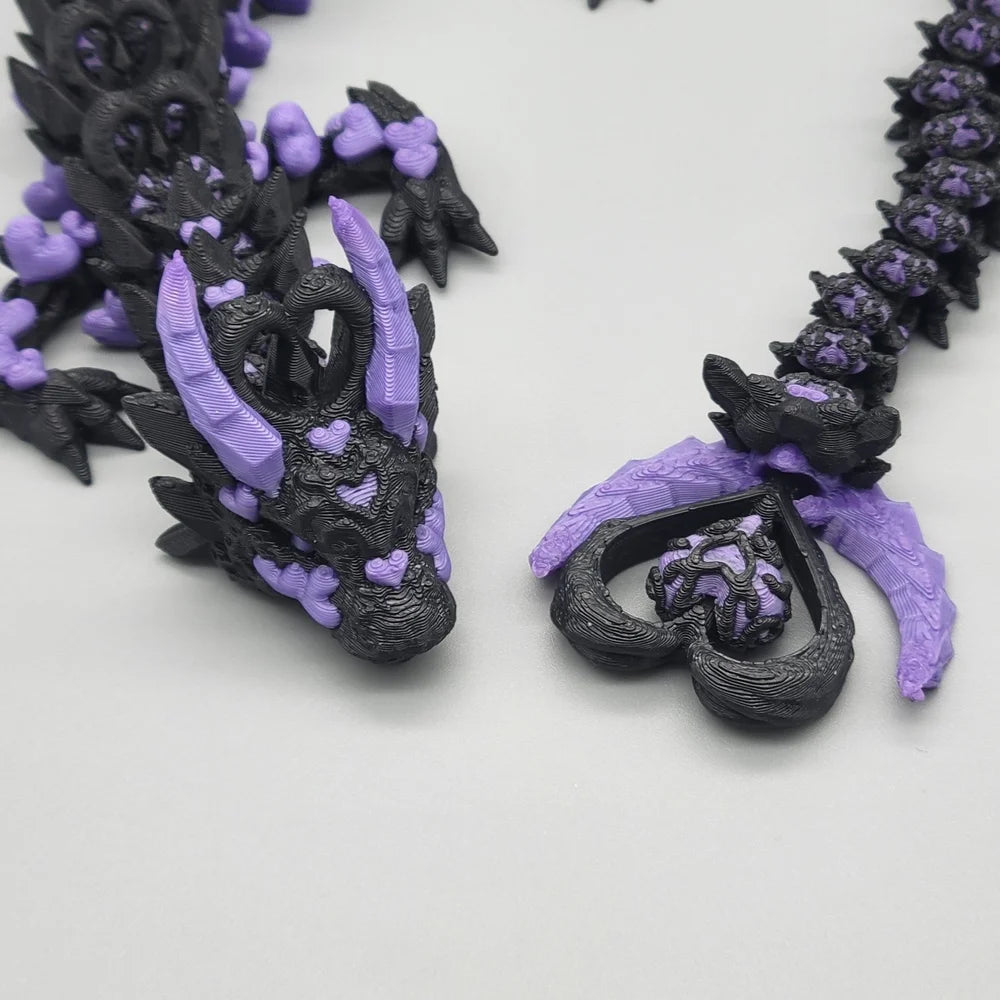 Light Heart Dragon or Dark Heart Dragon designed by Cinderwing3D