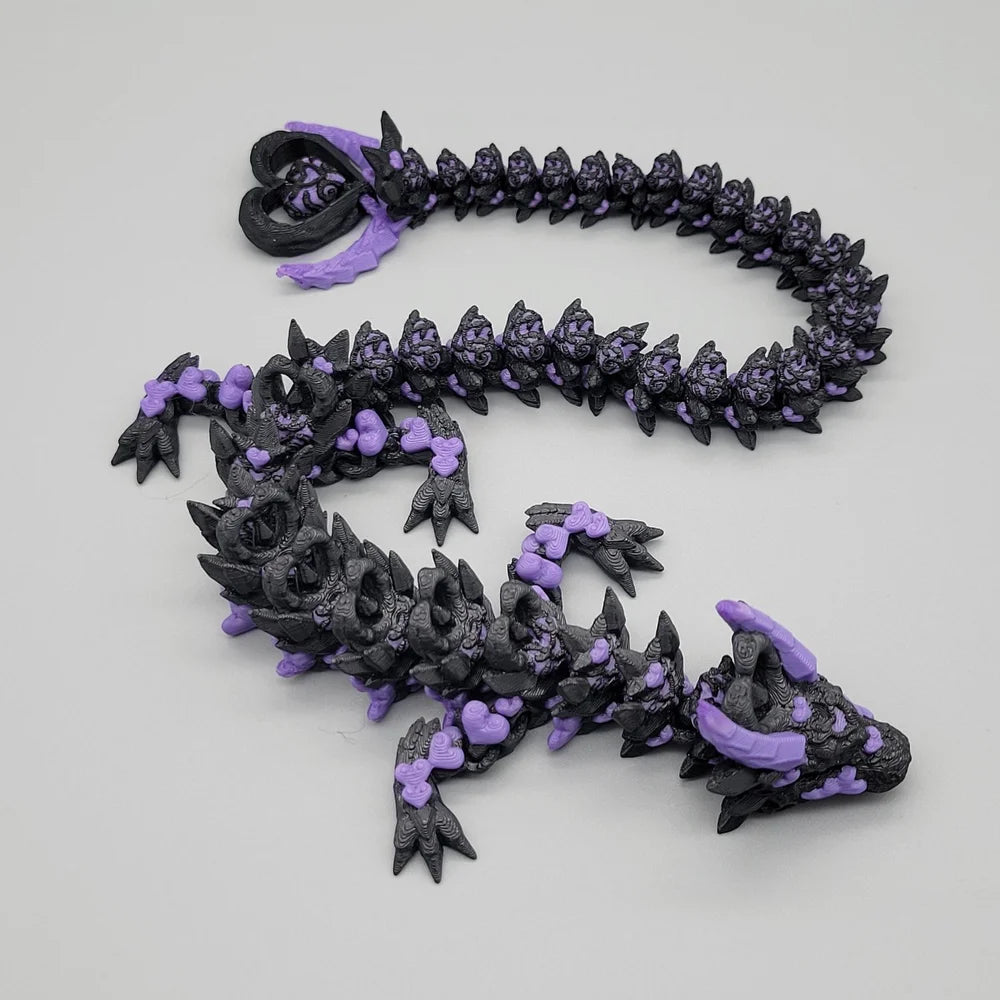 Light Heart Dragon or Dark Heart Dragon designed by Cinderwing3D