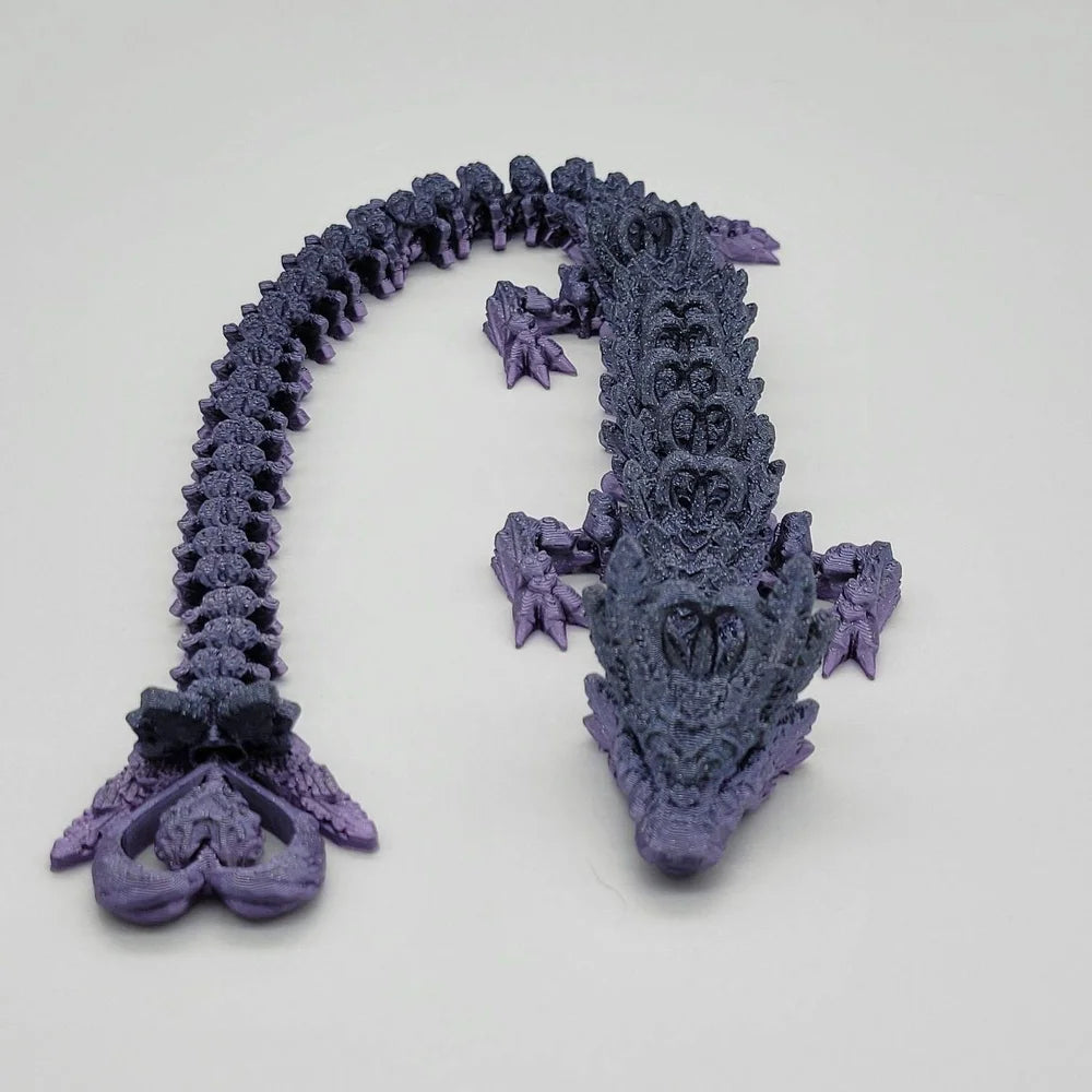 Light Heart Dragon or Dark Heart Dragon designed by Cinderwing3D