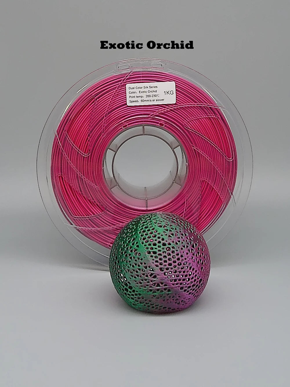ZYLtech Dual Color Silk Series 3D Printer Filament 1.75mm 1 kg 2.2 lbs