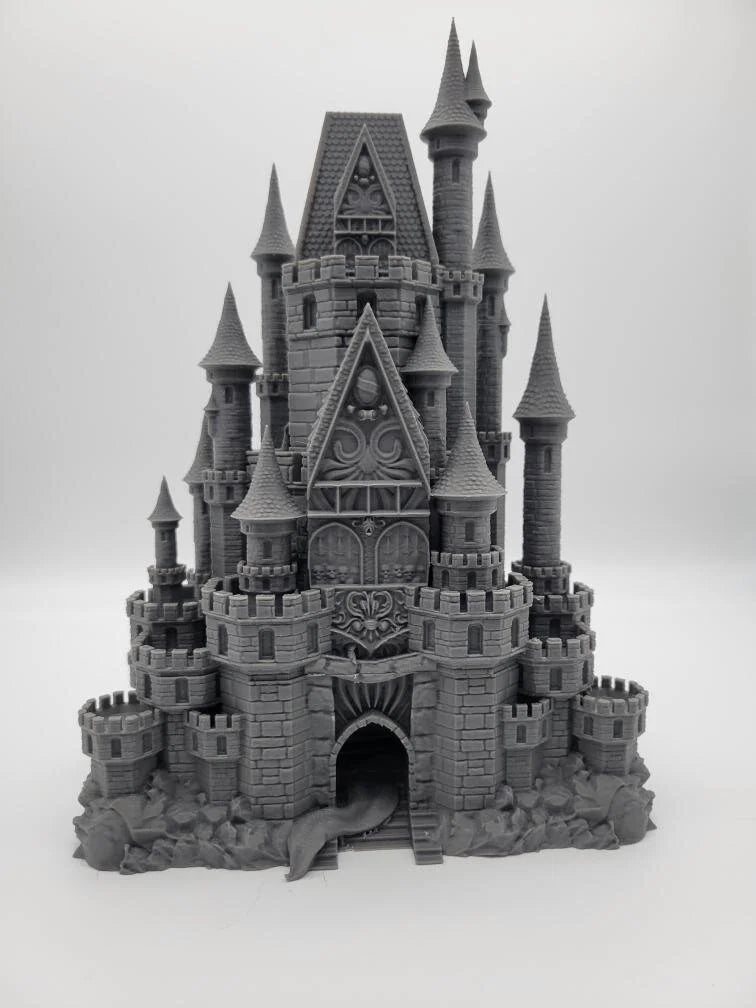 3D Printed Mimic Castle Dice Tower: A Wonderful and Highly Detailed Dice Tower for D&D and Other Games