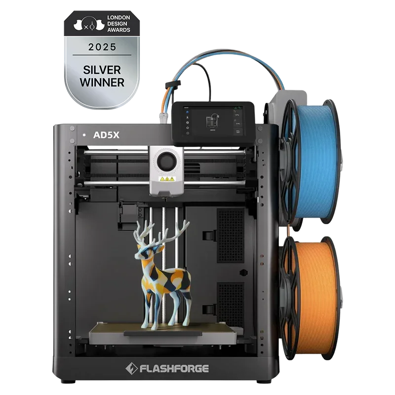 Flashforge AD5X – Multicolor 3D Printer for High-Speed, Full-Color Printing