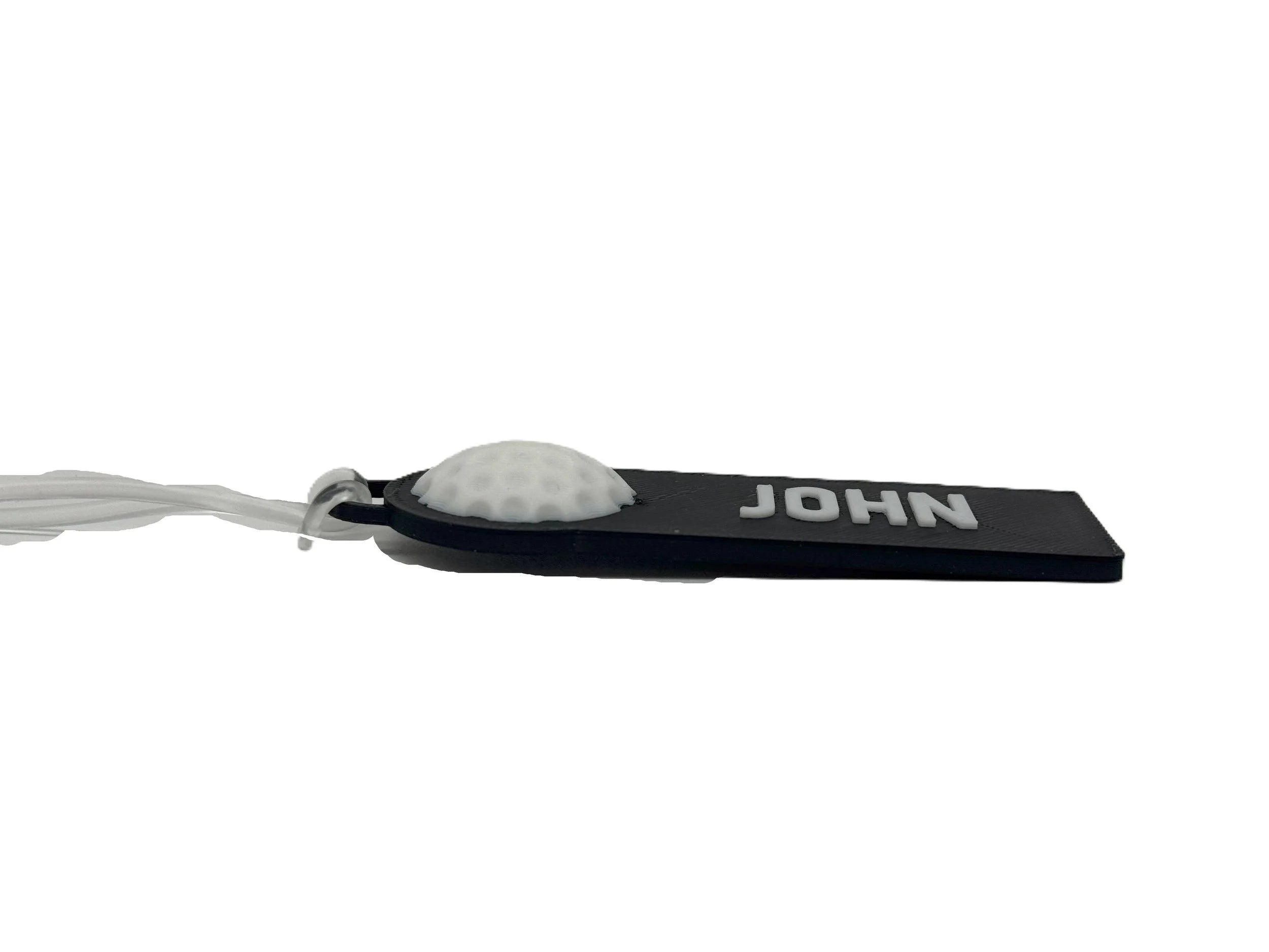 Personalized 3D Printed Golf Sports Bag Tag - Perfect for Golf Lovers!