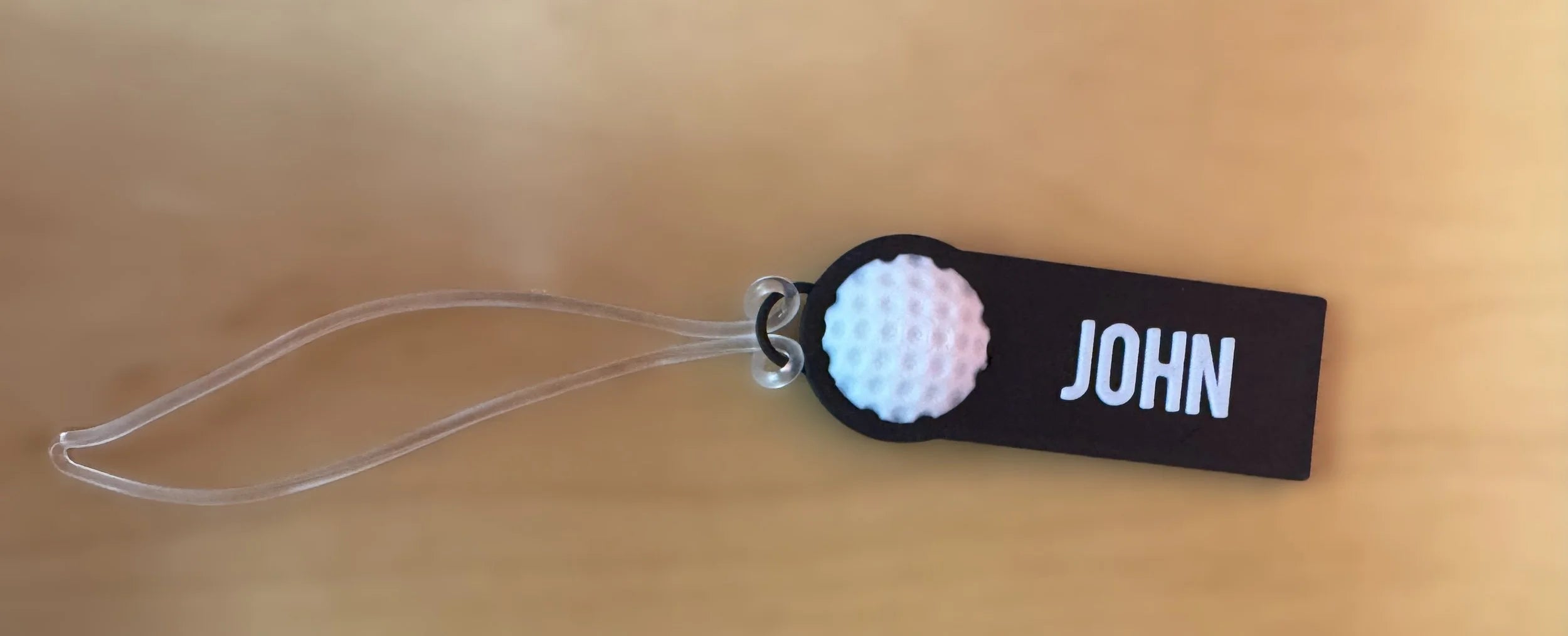 Personalized 3D Printed Golf Sports Bag Tag - Perfect for Golf Lovers!