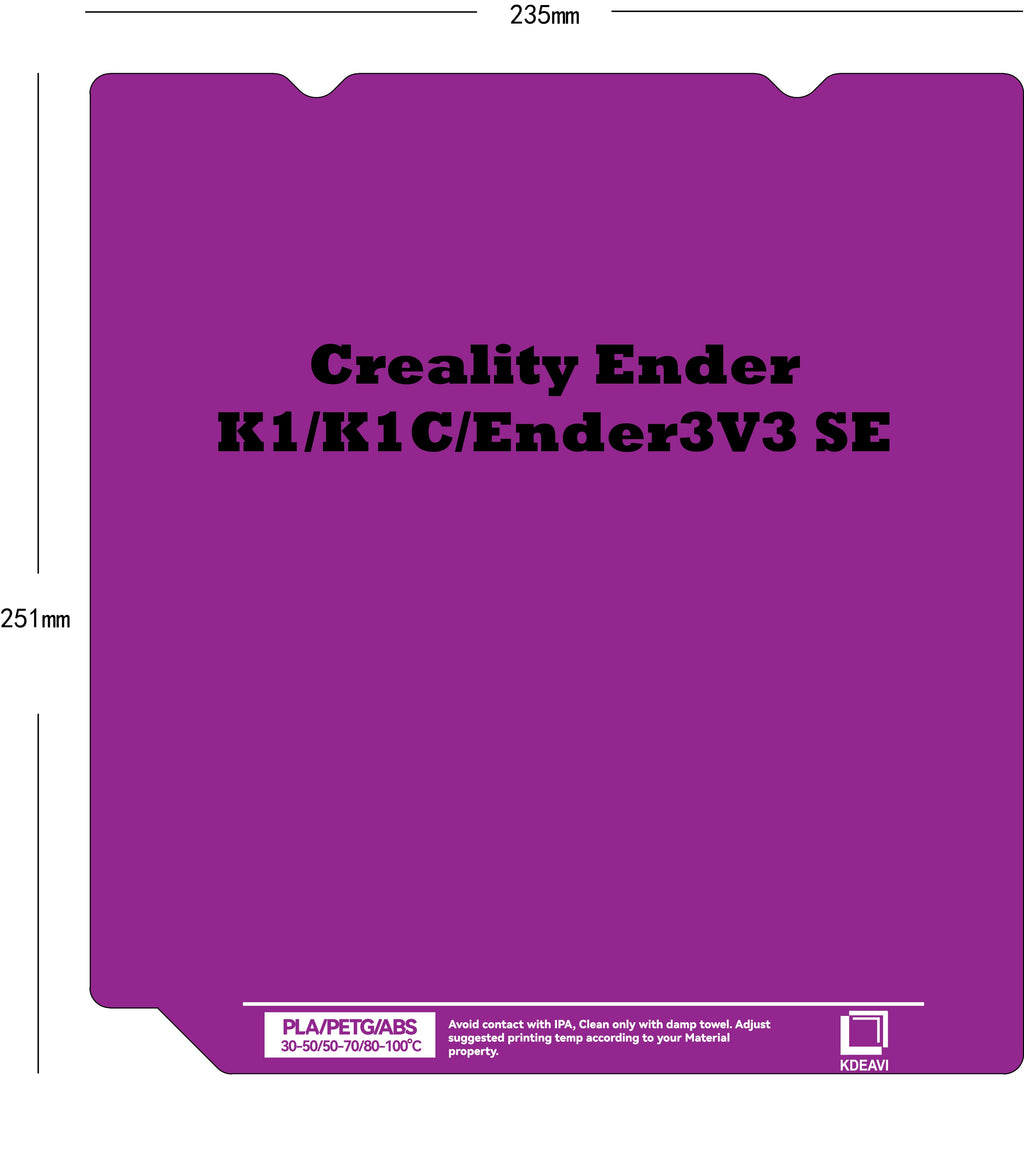 KDEAVI Double Sided Textured Cool Plate