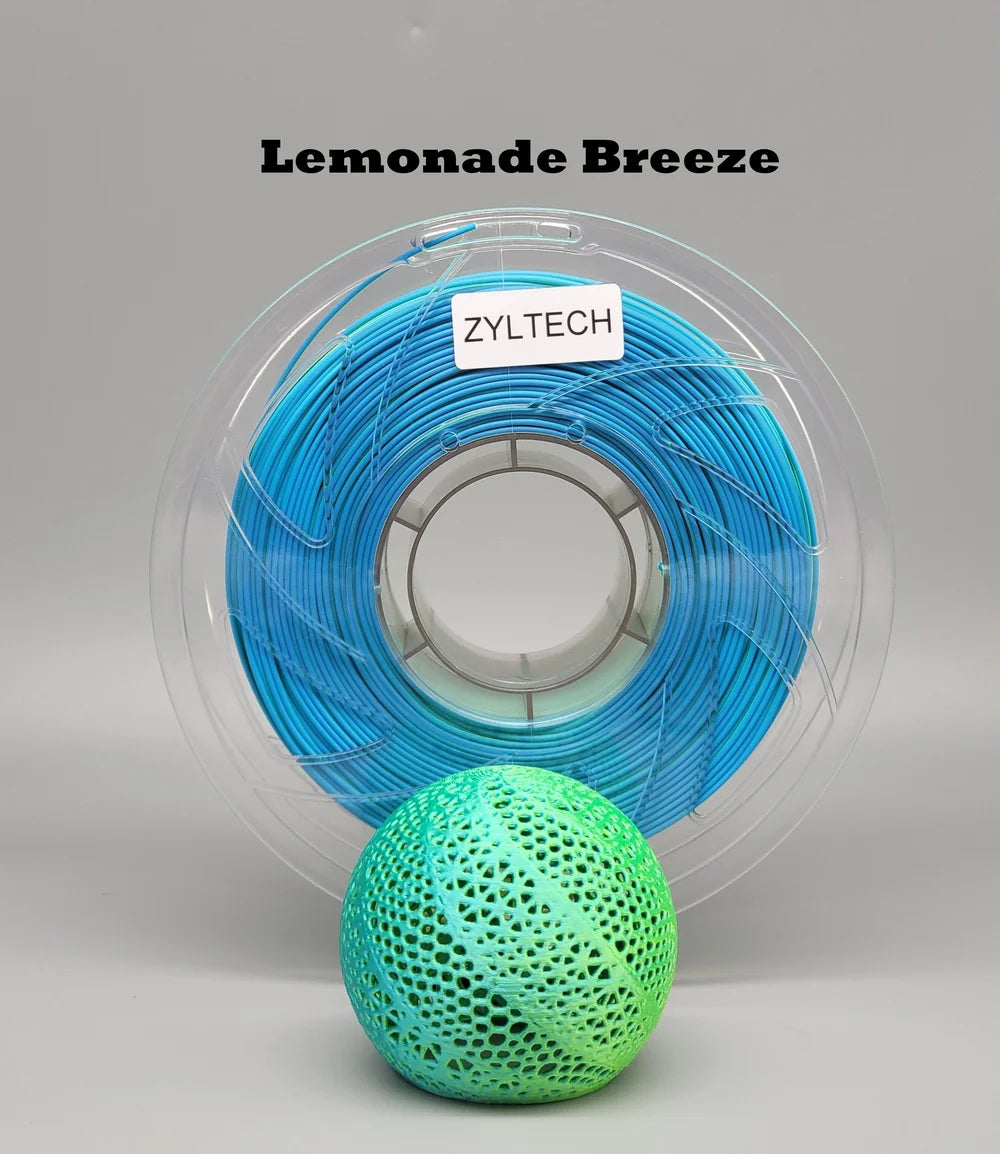 ZYLtech Dual Color Silk Series 3D Printer Filament 1.75mm 1 kg 2.2 lbs