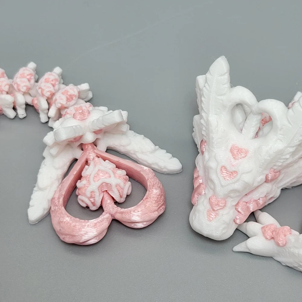 Light Heart Dragon or Dark Heart Dragon designed by Cinderwing3D