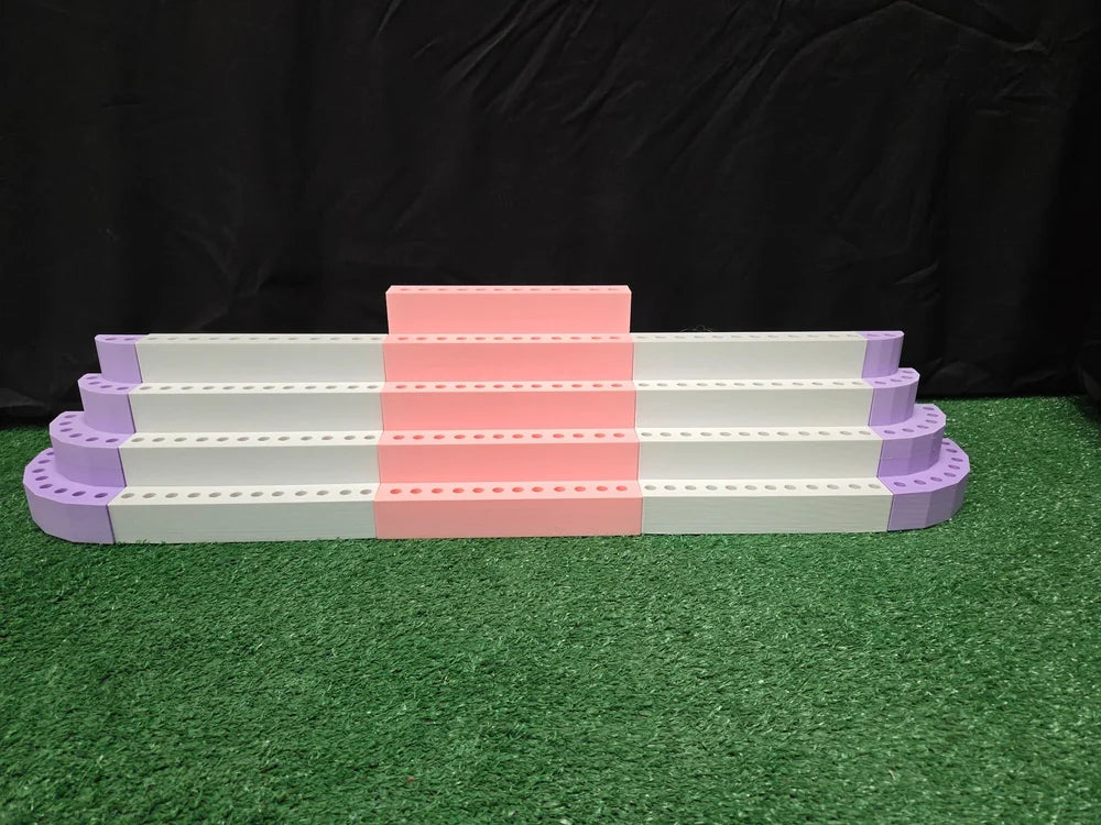 Stair Step Pen Display - 4 tier and 5 Tier - customizable 3D printed