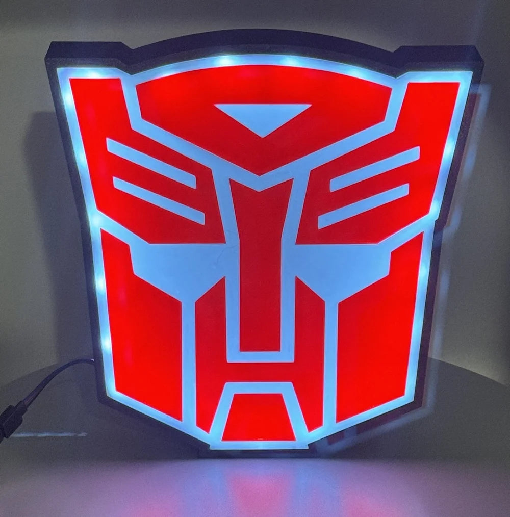 Autobot 3D printed light box